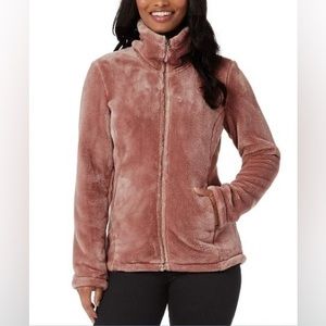 32 Degrees Heat Pink Plush Faux Fur Full Zip Jacket